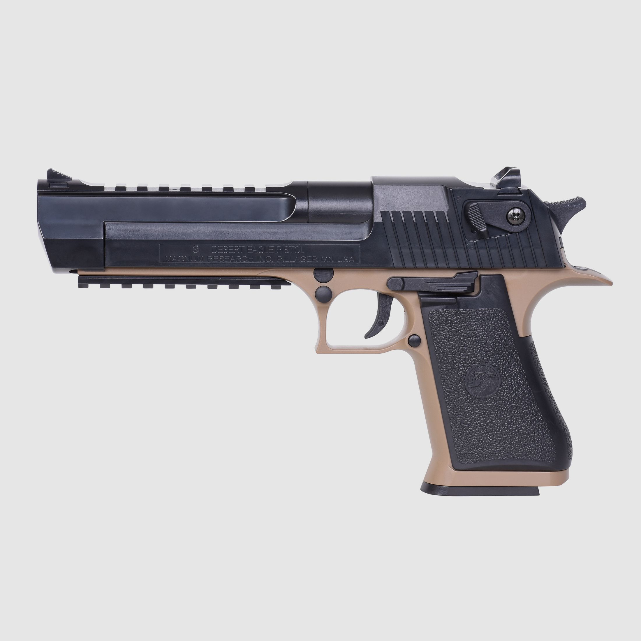 Desert Eagle .50AE Bicolor 6mm - Airsoft Spring Pressure < 0.5 Joule