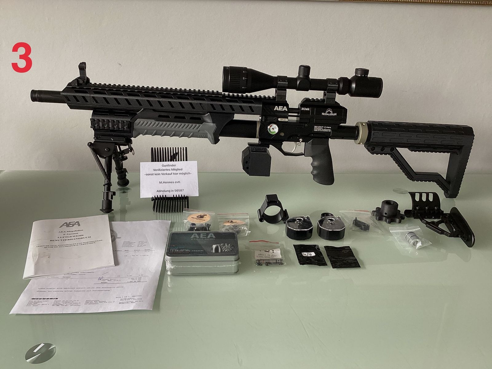 New immediately available AEA Megalodon with invoice and original packaging without or with a lot of accessories.