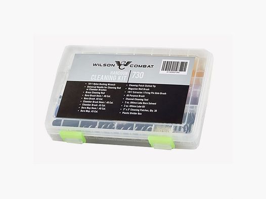 WILSON COMBAT HANDGUN CLEANING KIT 9MM/.40S&W/.45