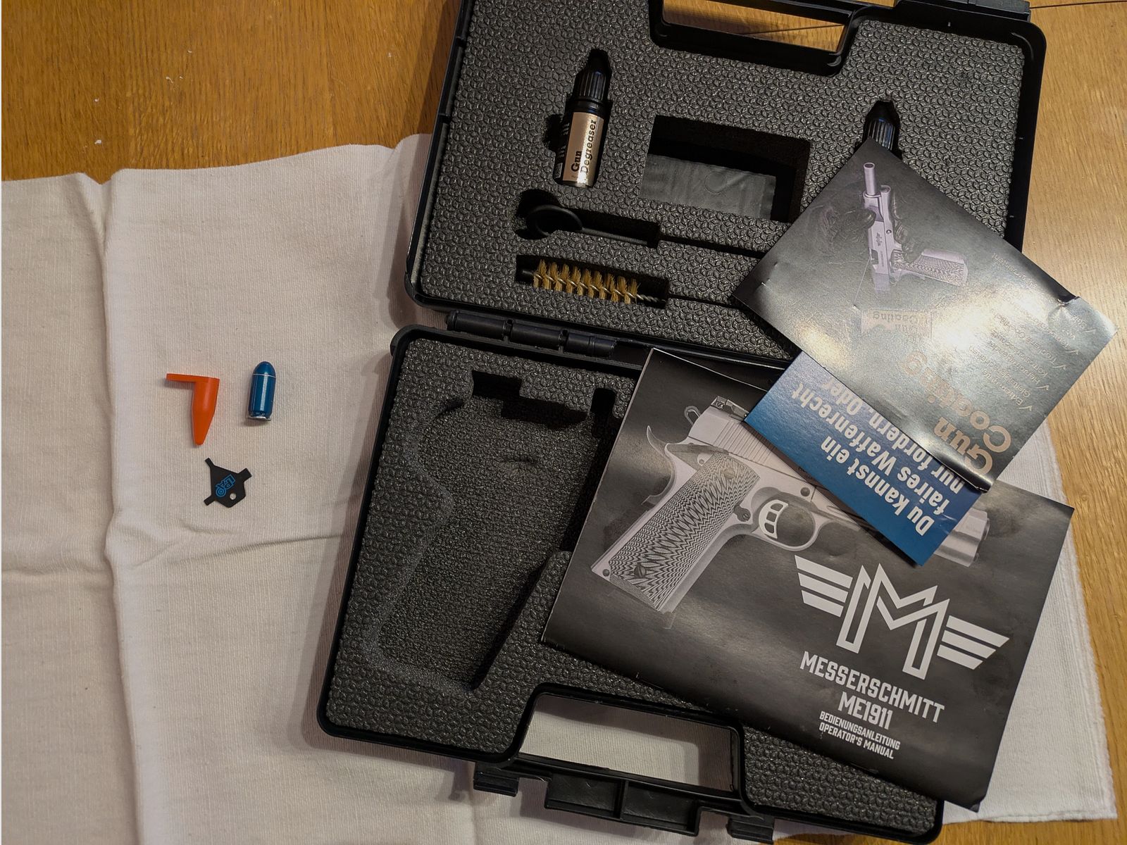 Messerschmitt ME1911 - Silber - 5 Zoll - .45Auto