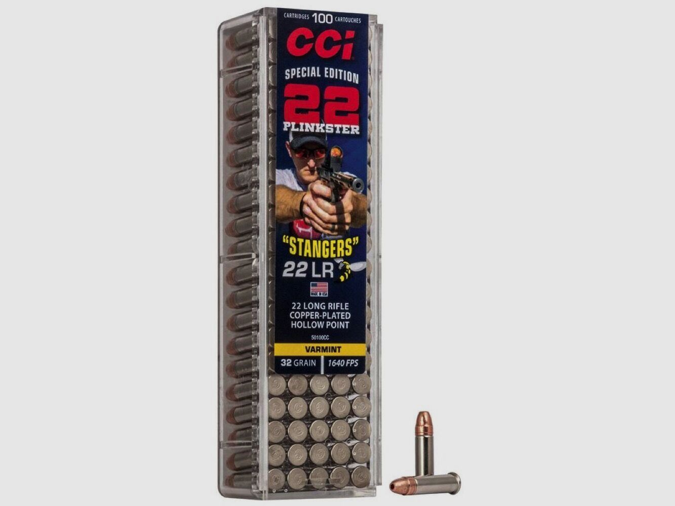 CCI Stangers CPHP 32grs 100St .22lr