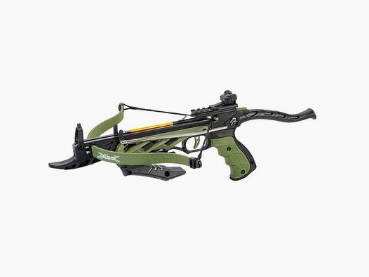 Man Kung Alligator Recurve Pistolenarmbrust in schwarz-grün