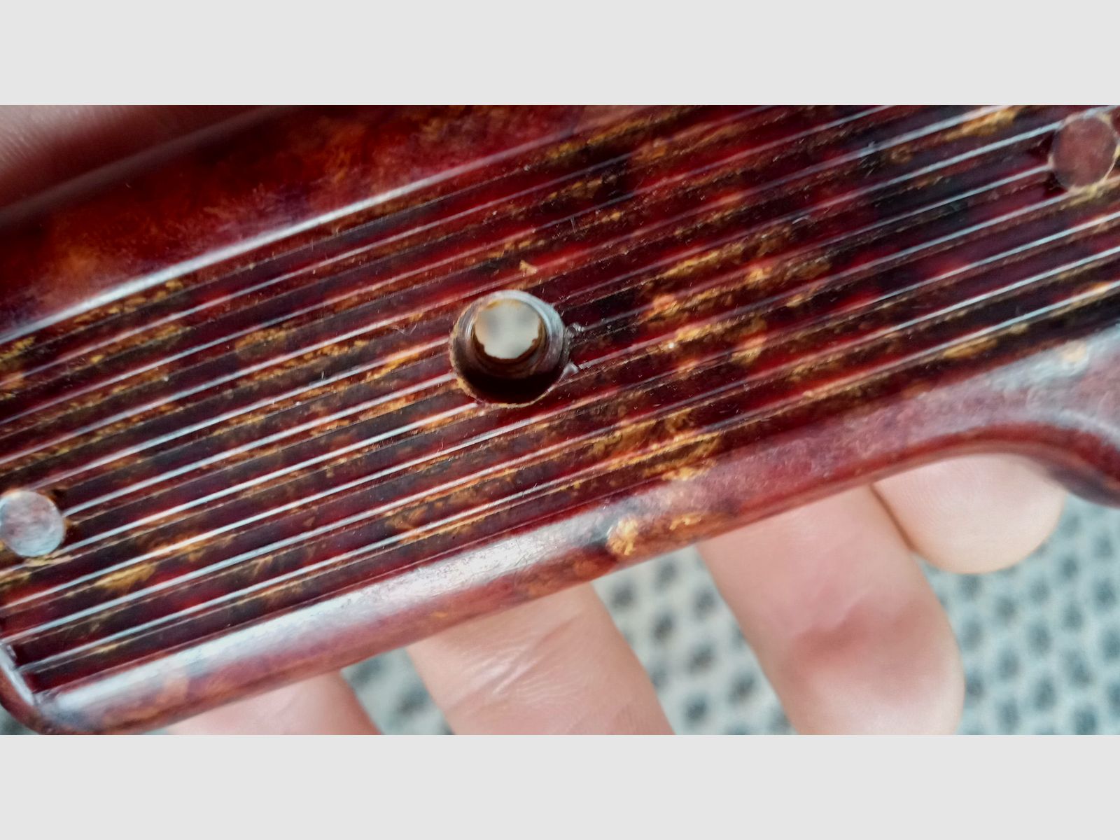 Maniglie posteriori RPG-7 in bakelite del 1971 appartenenti insieme