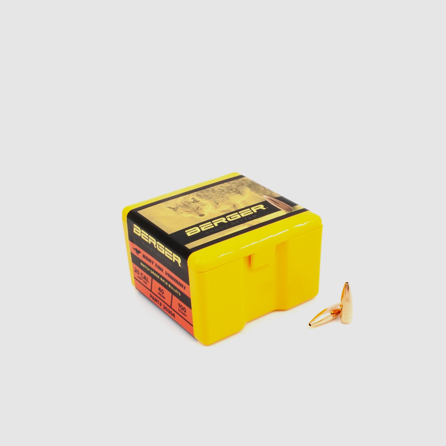 Proiettile Berger .20 BT Varmint 40GR 100 Pezzi