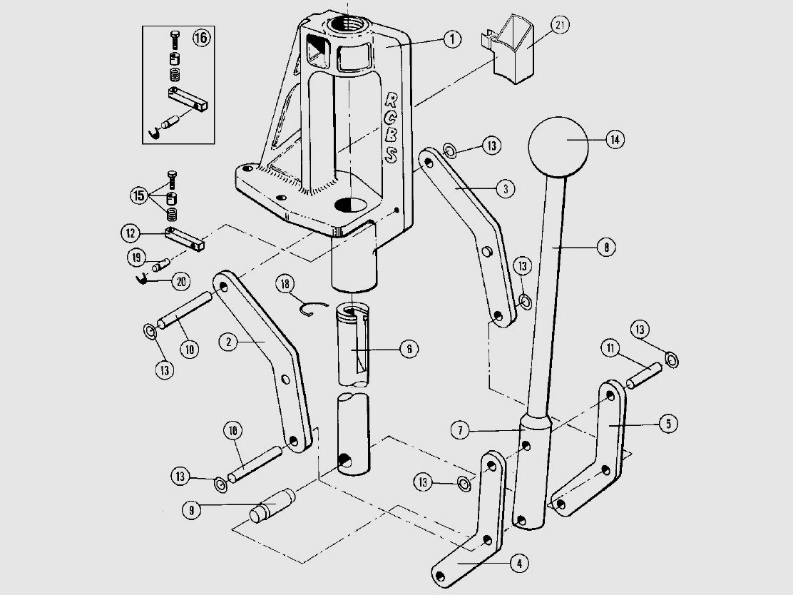 PARTNER PRESS ZÜNDHÜTCHEN ARM PIN 87417 NR 19