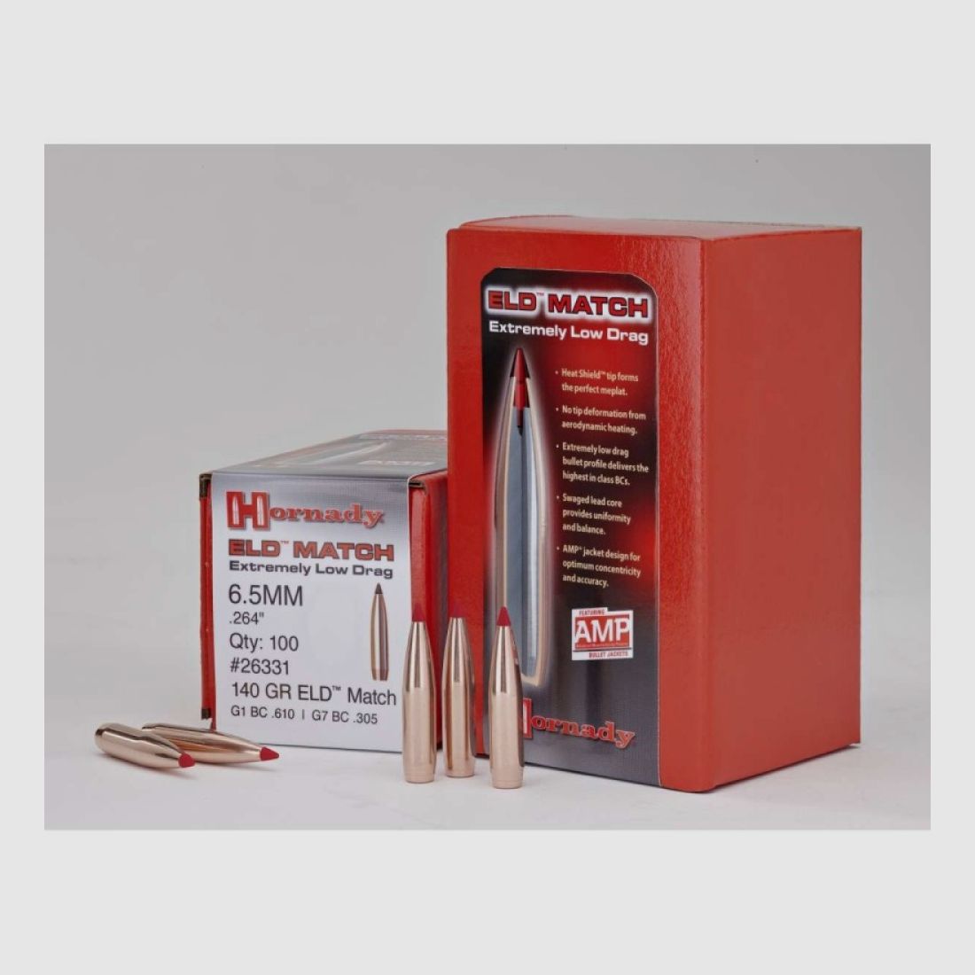.264 Kogels Hornady ELD 140 gr VE100