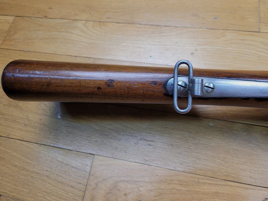 Très beau mousqueton de Gendarmerie modèle 1842 (et pas T ou Tbis) – Rare état originel en modèle 1842 – Manufacture Royale de Tulle 1846 – Homogène – Macaron – TBE+, image 10 sur 30