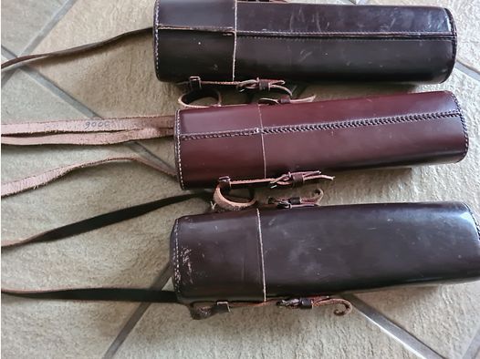 Zielfernrohrköcher Leder