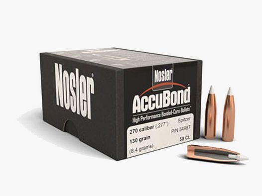 OGIVA NOSLER 270 CAL. 277″ 130GR ACCUBOND