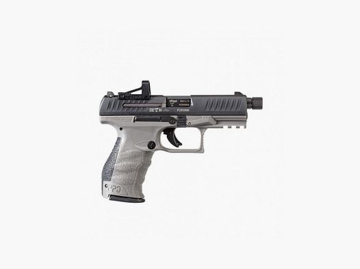Pistool PPQ M2 Q4 TAC COMBO WALTHER 4,6'' CAL 9X19, 15 / 17 SCHOTEN - TUNGSTEN GREY