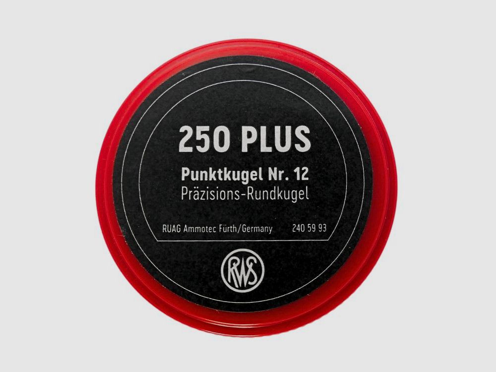 RWS Punktkugel Nr.12 Plus 4,61mm Diabolo Munition