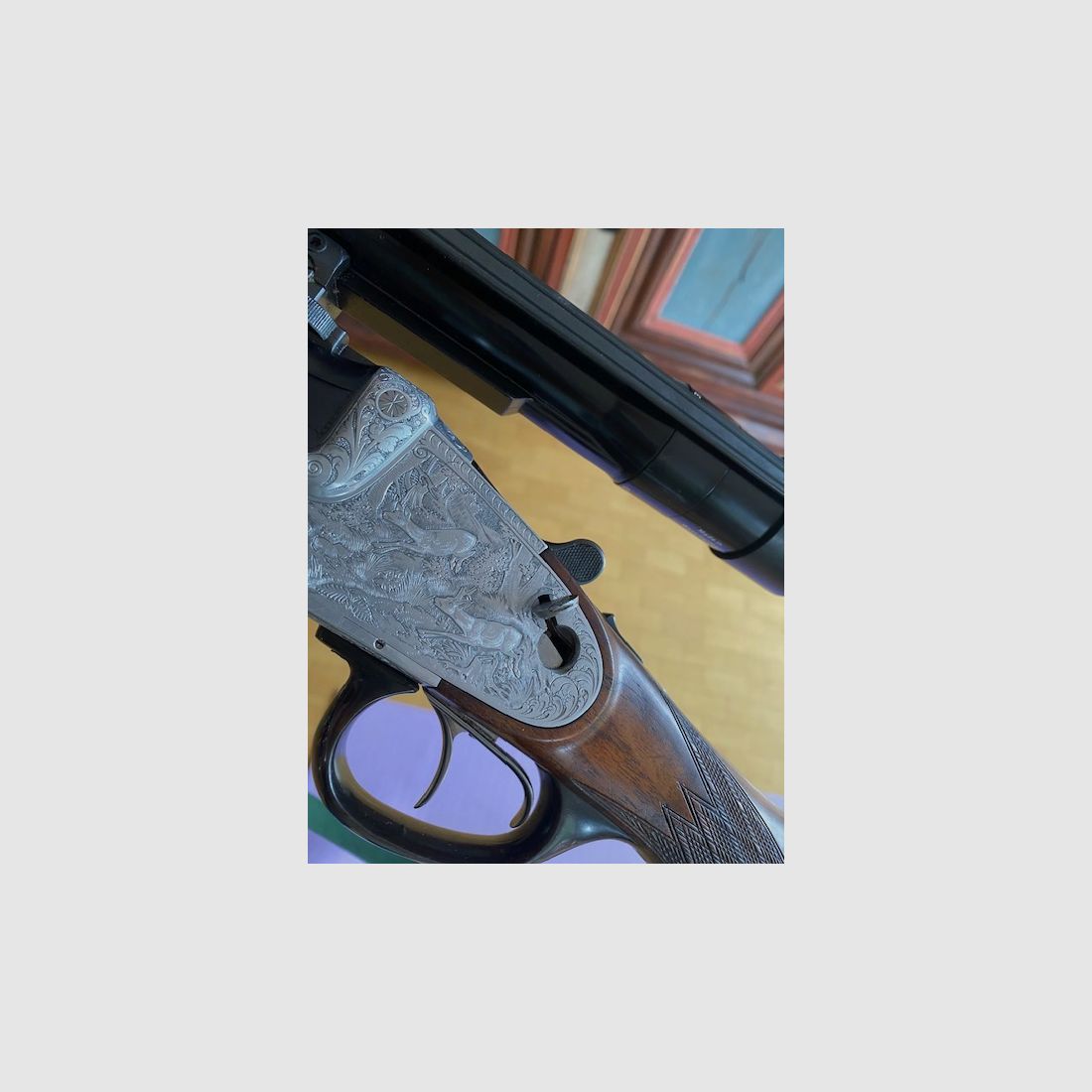 Krieghoff Ulm BBF Bockbüchsflinte mit Wechsellauf Kaliber 6,5x57R 20/76 Magnum WL 16/70 im Gewehrkoffer Waffenkoffer top Zustand Holland & Holland Seitenschlosse