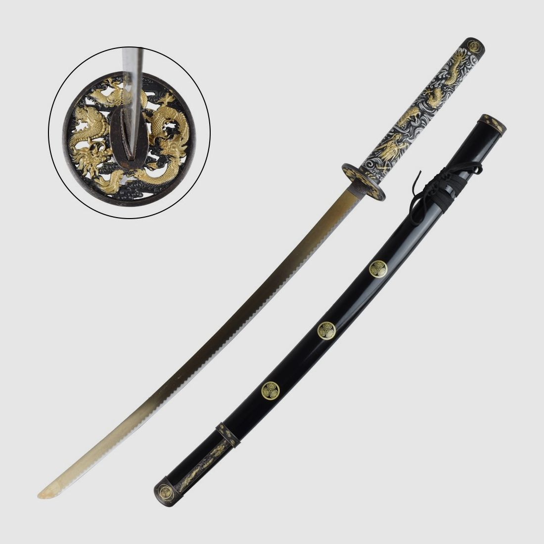 Katana Ornamentale Farbe Gold, Bild 1 von 2