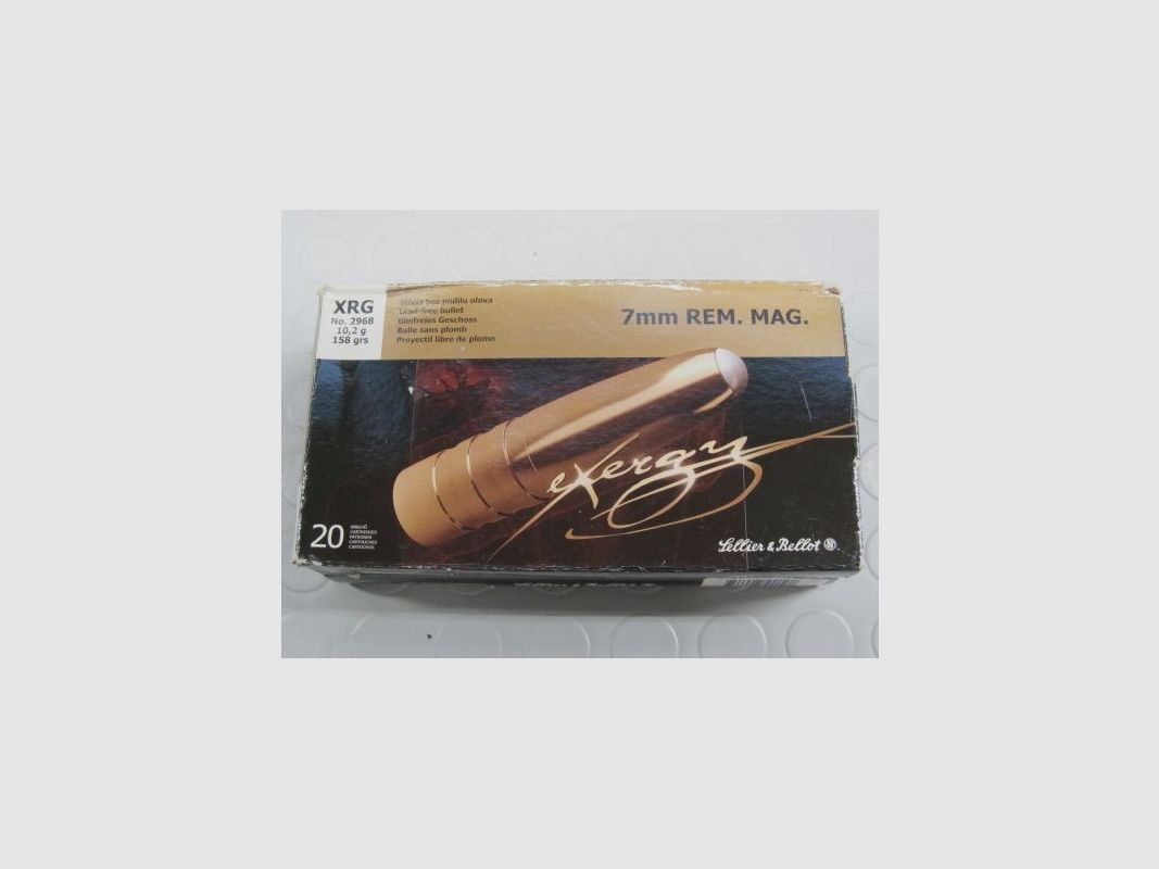 S&B CARICHE 7 REM MAG XRG 158 GR, immagine 1 di 2