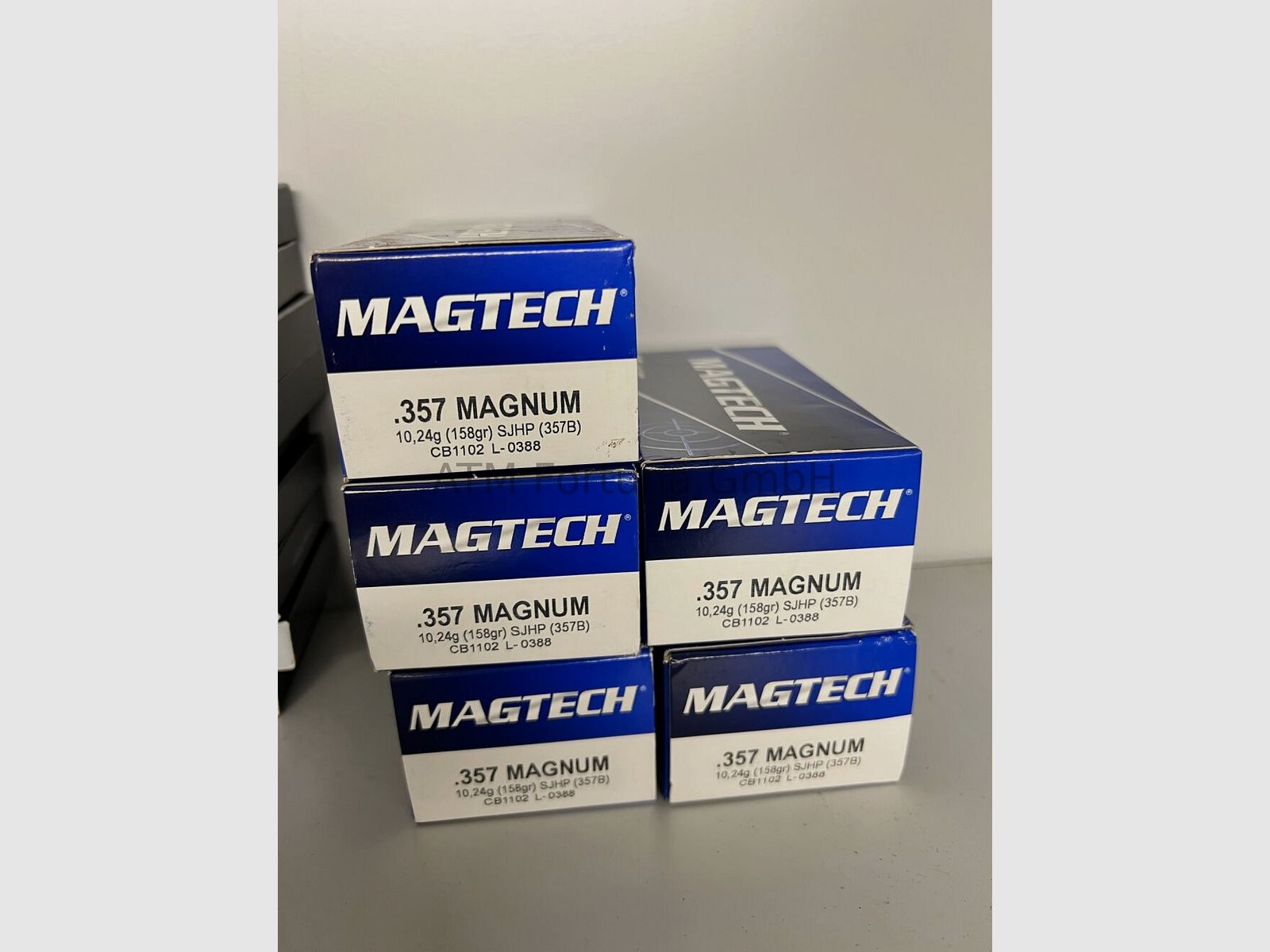 Magtech	 Standard .357 Mag SJHP 158 grs Revolverpatronen
