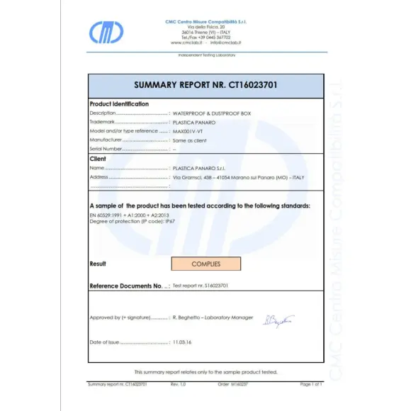 Wasserdichter Waffenkoffer Max 001VT Transparent, Bild 5 von 6
