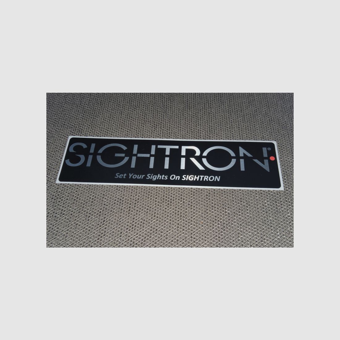 SIGHTRON OPTICS - AUFKLEBER - SEHR SELTEN !!!