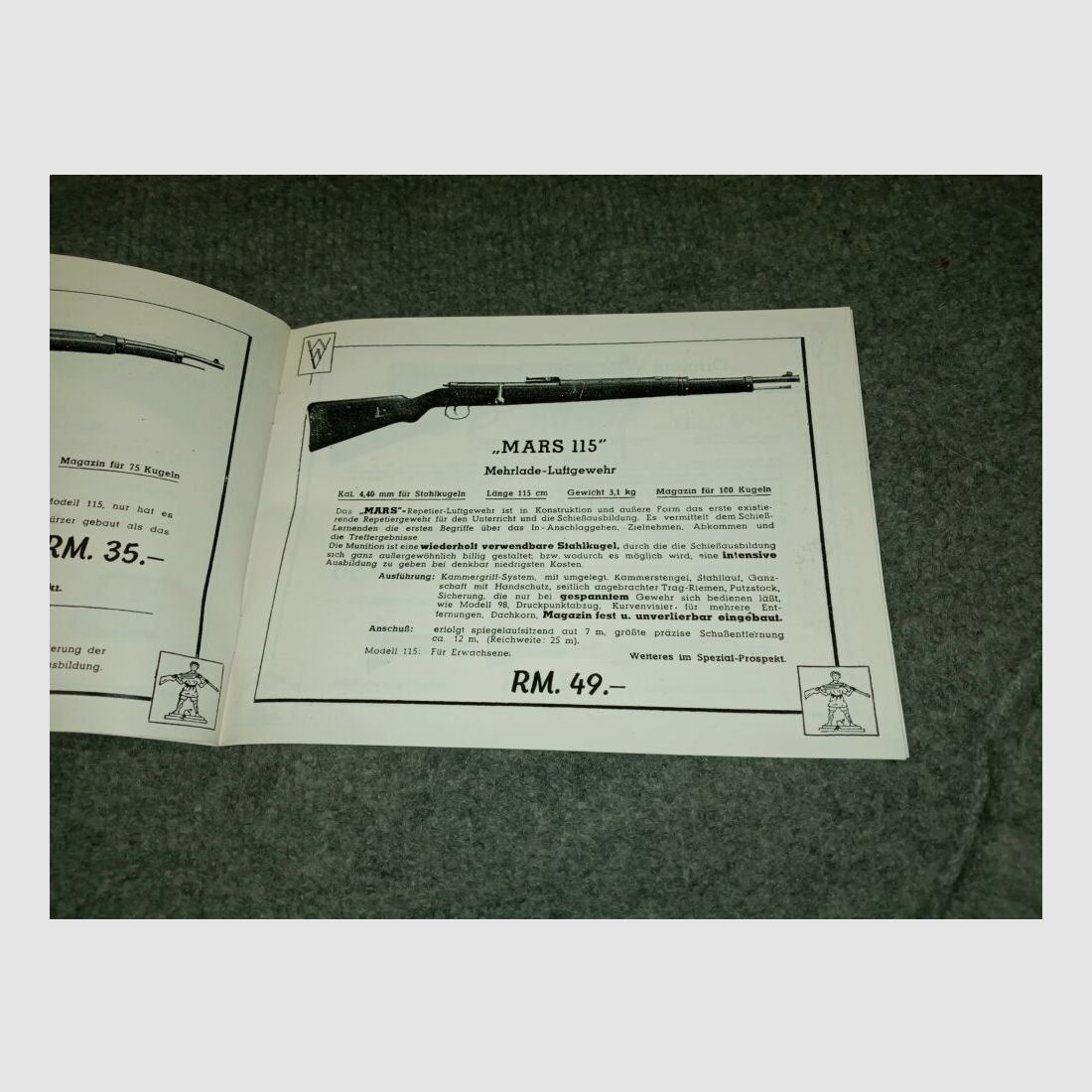 Venus Waffenwerk "Will, Zella Mehlis " "Tell und Mars"