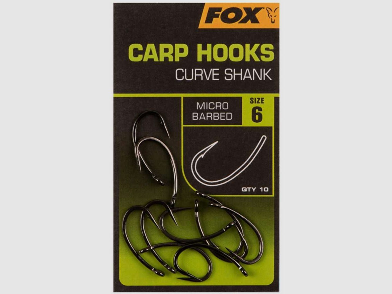 Einfacher Haken mit gebogenem Schaft Karpfen Fox, Bild 1 von 2