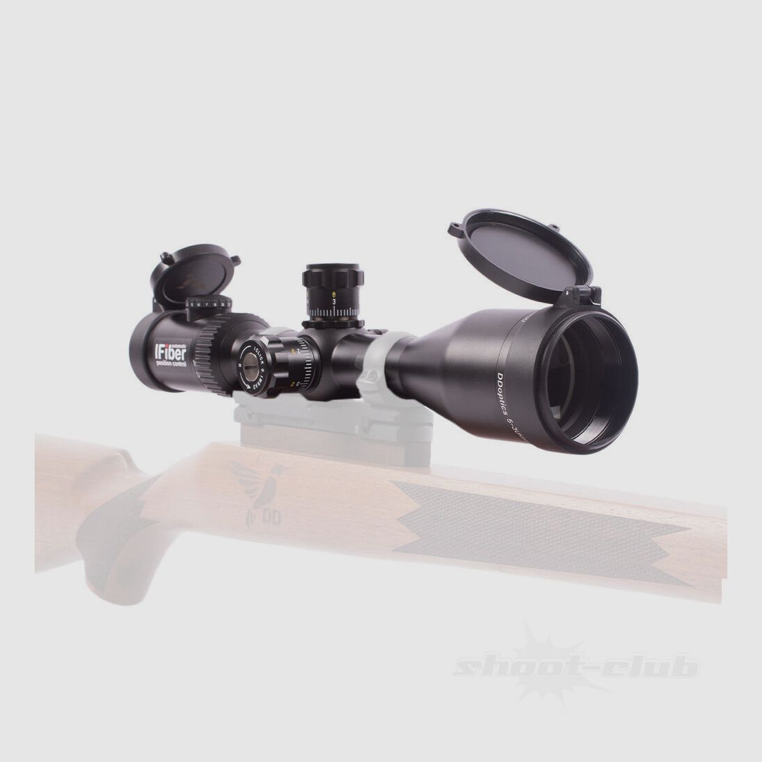 DDoptics Nighteagle 5-30x50 NFX MILDOT / MRAD inkl. iFiber