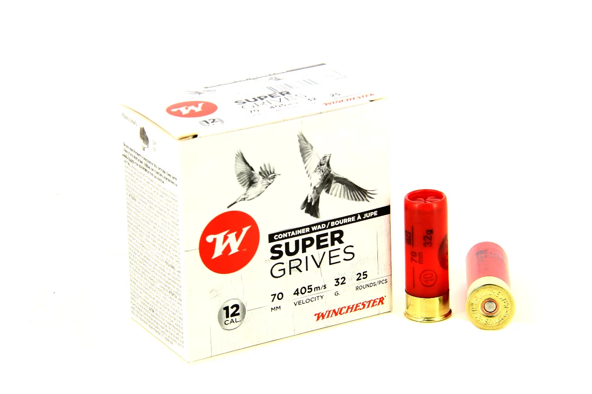 Patronen 12/70 Super Grives 32G PB10 x 25