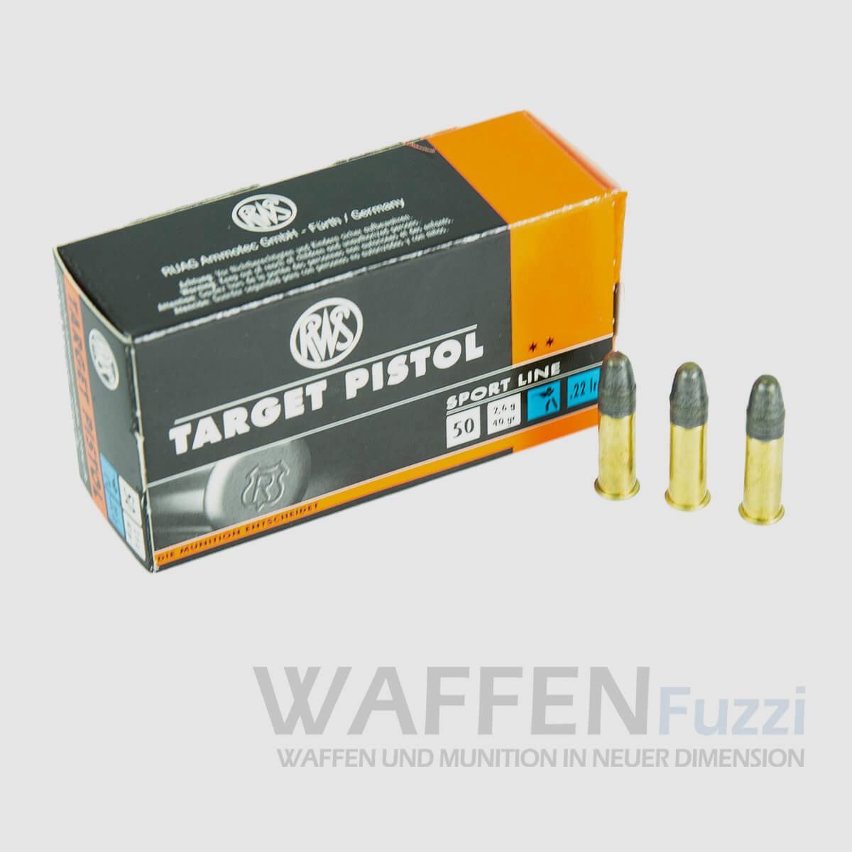 RWS target pistol .22lr caliber 50 shots