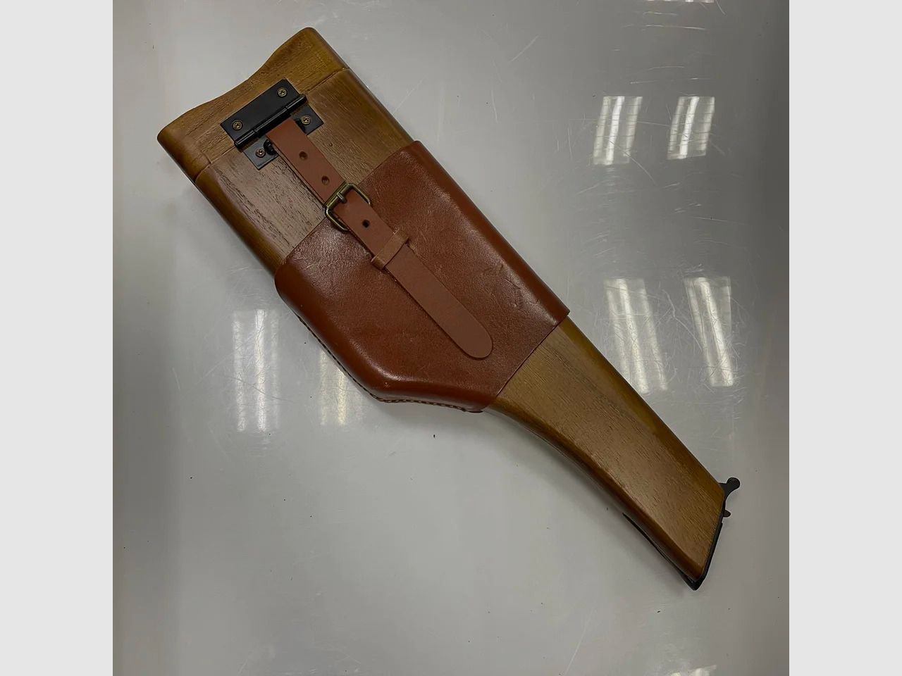 Mauser C96 Broomhandle M712 rapid fire stock with loading block, image 3 of 5