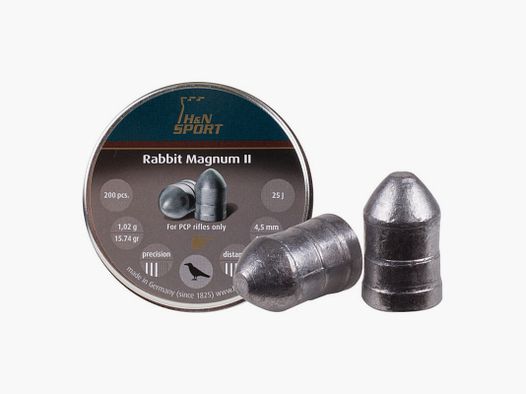 CAJA DE 200 PLOMBOS H&N RABBIT MAGNUM II CAL. 4.5