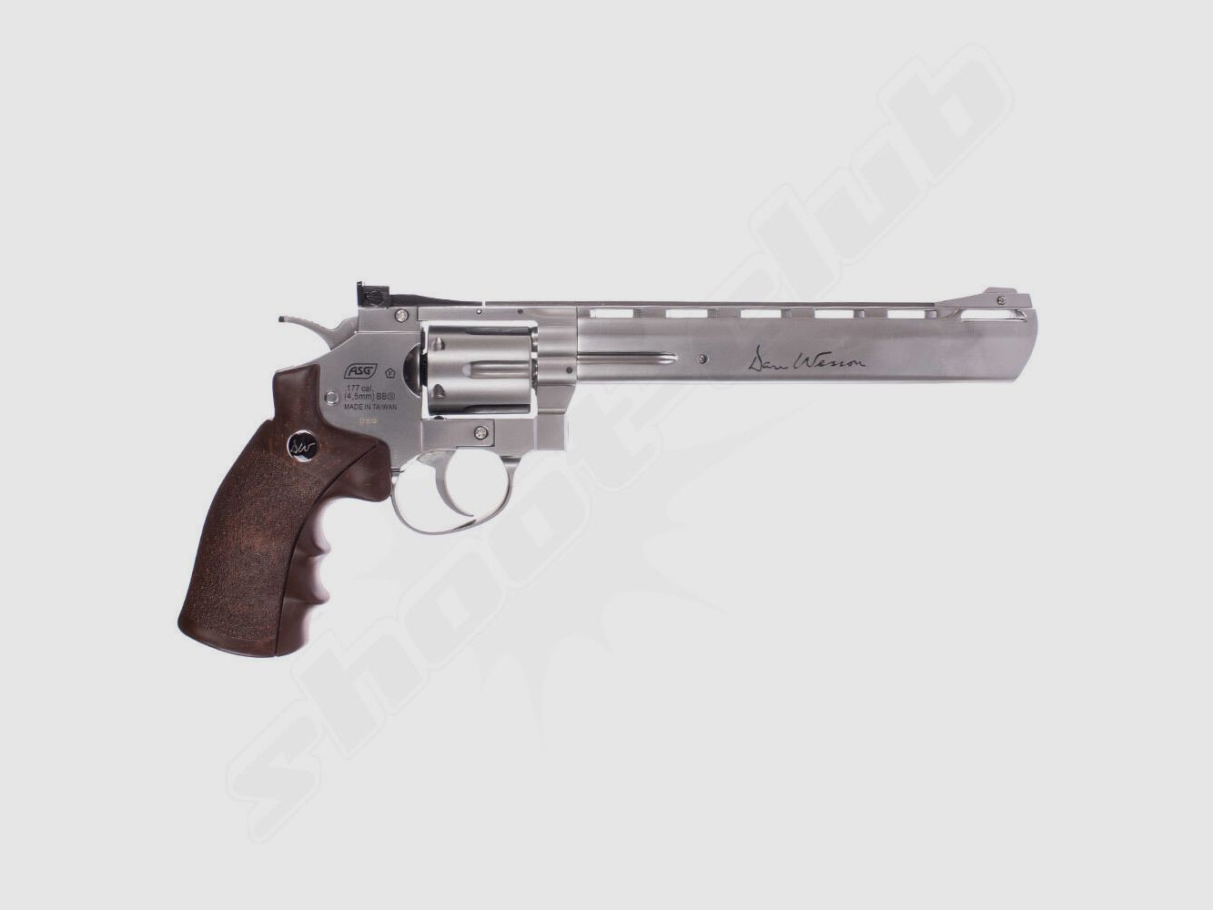 Dan Wesson 8-Zoll Revolver 4,5mm BB / silber, Bild 2 von 4