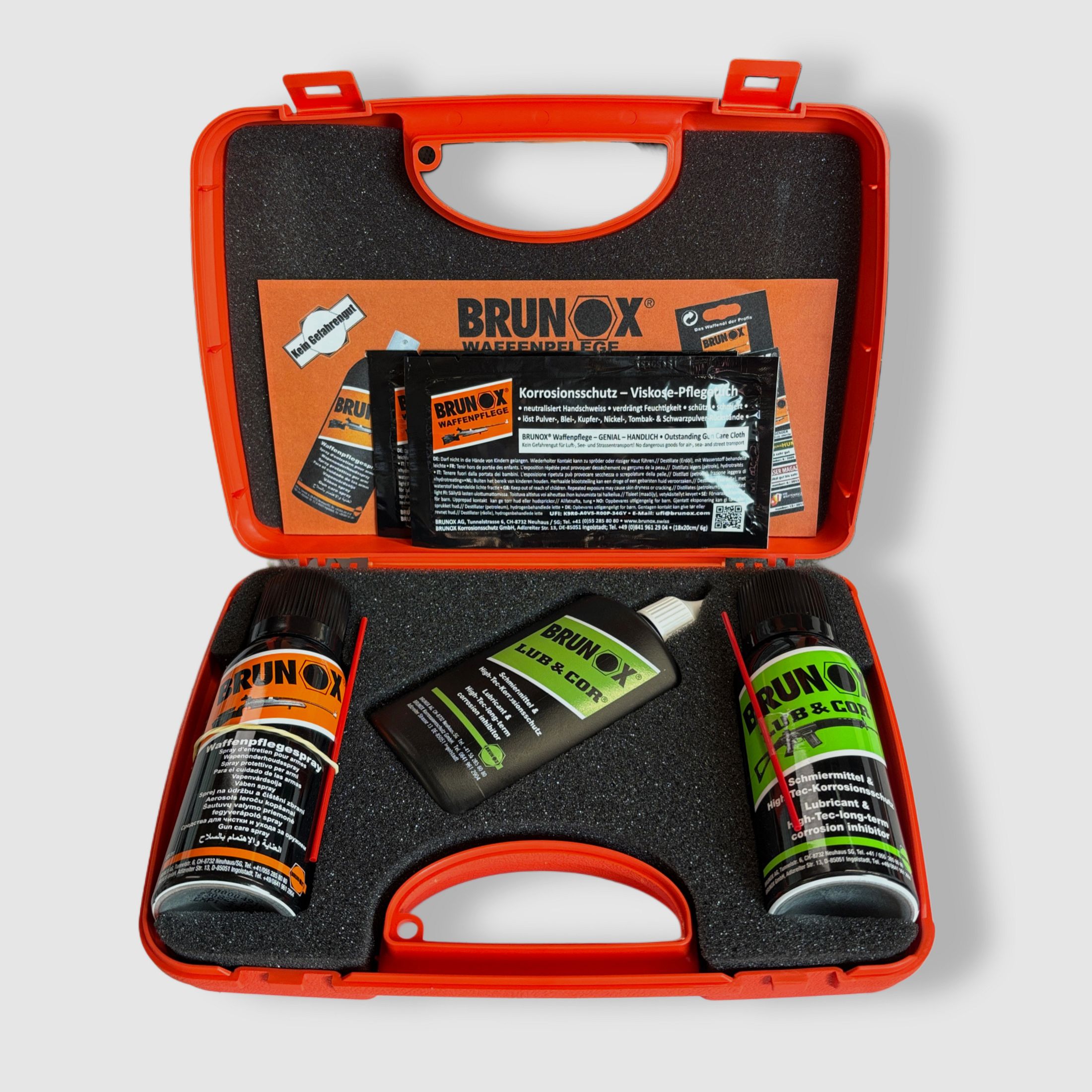 Brunox Geschenkbox Koffer Waffenpflege Set 33514-23