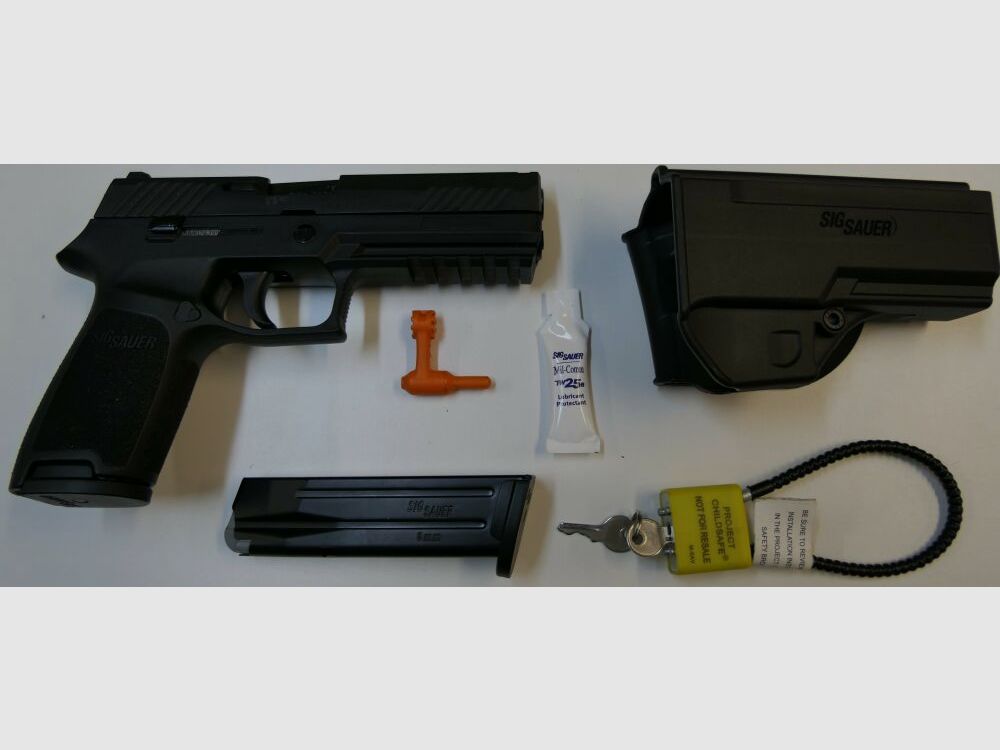 SIG SAUER Pistole SIG Sauer P320F im Kaliber 9mm Para (9x19) Inkl.Zubehör