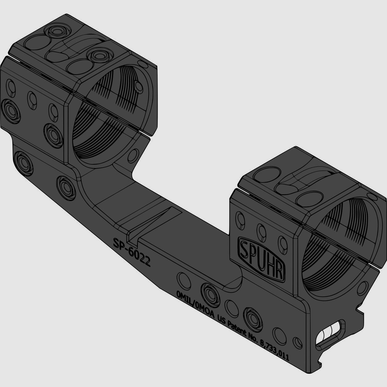 Spuhr 36 H38mm Cantilever / offset block mount Gen3