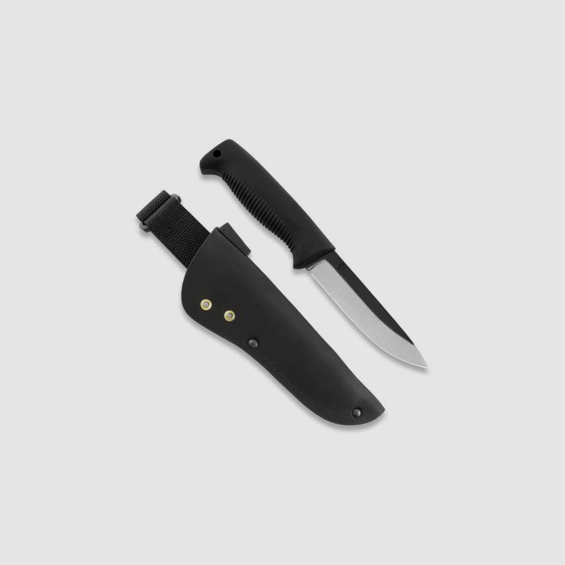 Peltonen Knives M07 Ranger Puukko Sissipuukko FJP145 unbeschichtet Lederscheide schwarz