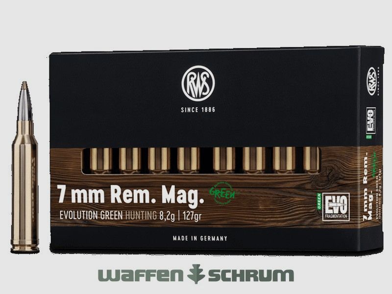 RWS Evo Green 8,2g - 127gr 7mmRemMag