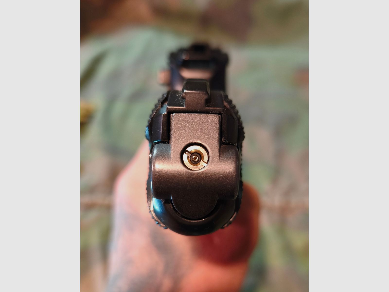 P08 Airsoft Vollmetall GBB 6mm BB noir - Version 4 pouces