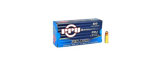 Prvi Partizan PPU 6,35 mm (.25 Auto) FMJ 50 grs  50 Schuss
