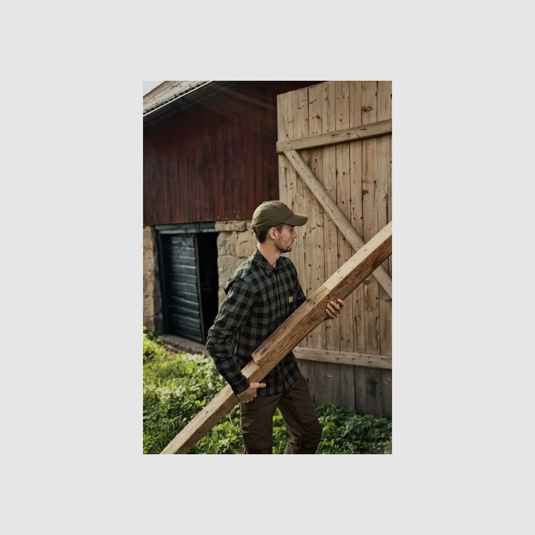 Härkila Scandinavian Shirt (Green Check)