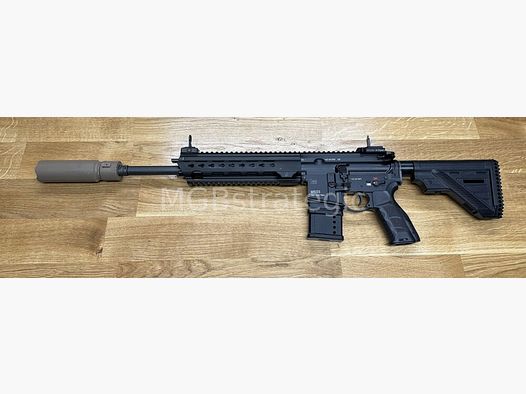 Heckler & Koch MR223 A3 Slim-Line 14,5" cañón - rifle semiautomático .223Rem supresor de fuego de boca con interfaz de silenciador - versión civil HK416 / G95K / G38 / con mejoras