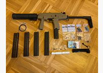 KWA B&T MP9 A1 GBB – 5 Magazine, QD Schalldämpfer, CQB-Bolt & viele Ersatzteile – VB