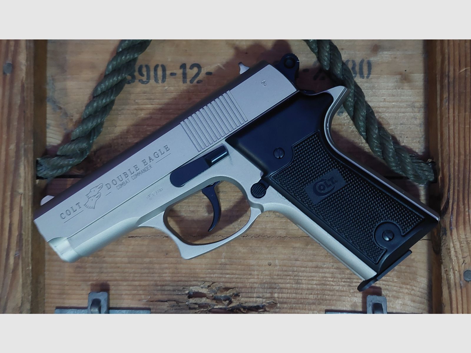 COLT Double Eagle - cromo mate - 9 mm P.A.K (PTB 766) Schreckschuss