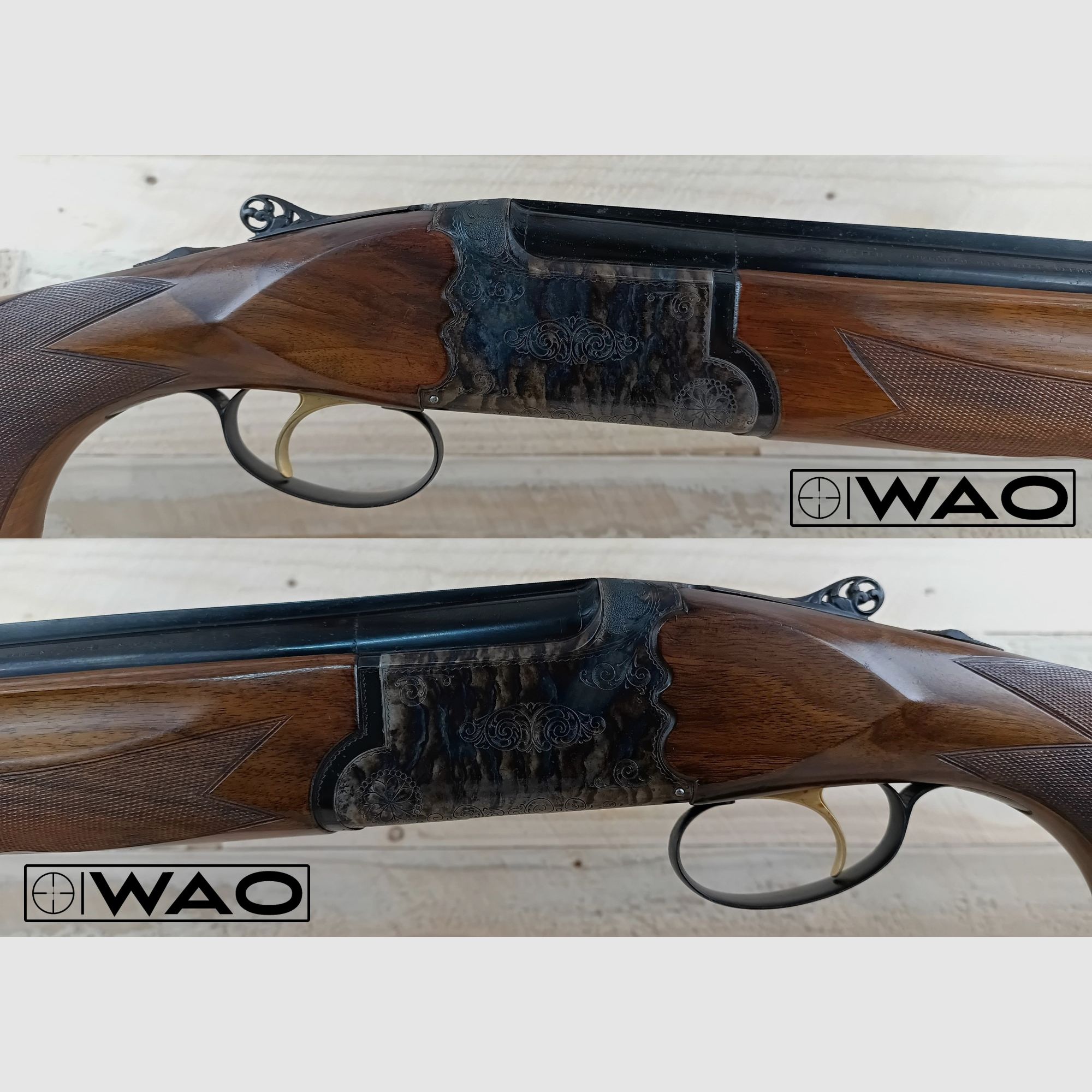 Bockdoppelflinte I.A.B. / Hege Olympic Trap, Kal. 12/70 *hochwertig*