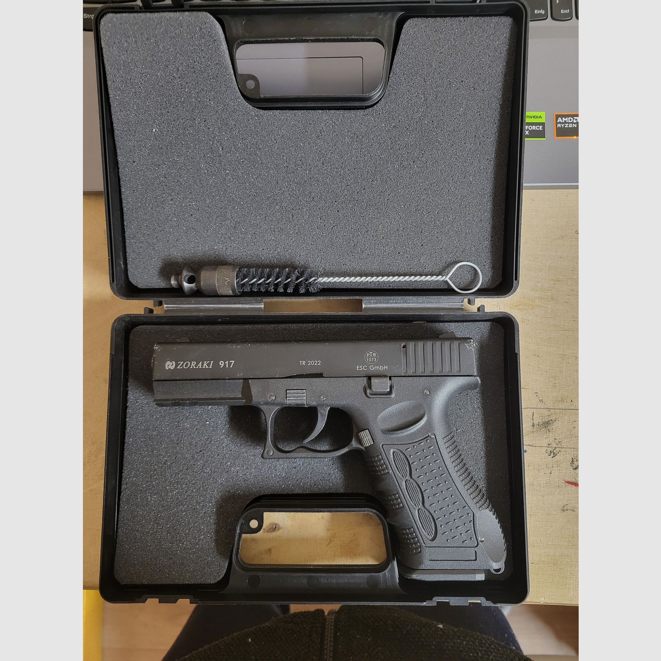 Zoraki 917 schwarz 9mm PAK SRS Pistole wenig genutzt