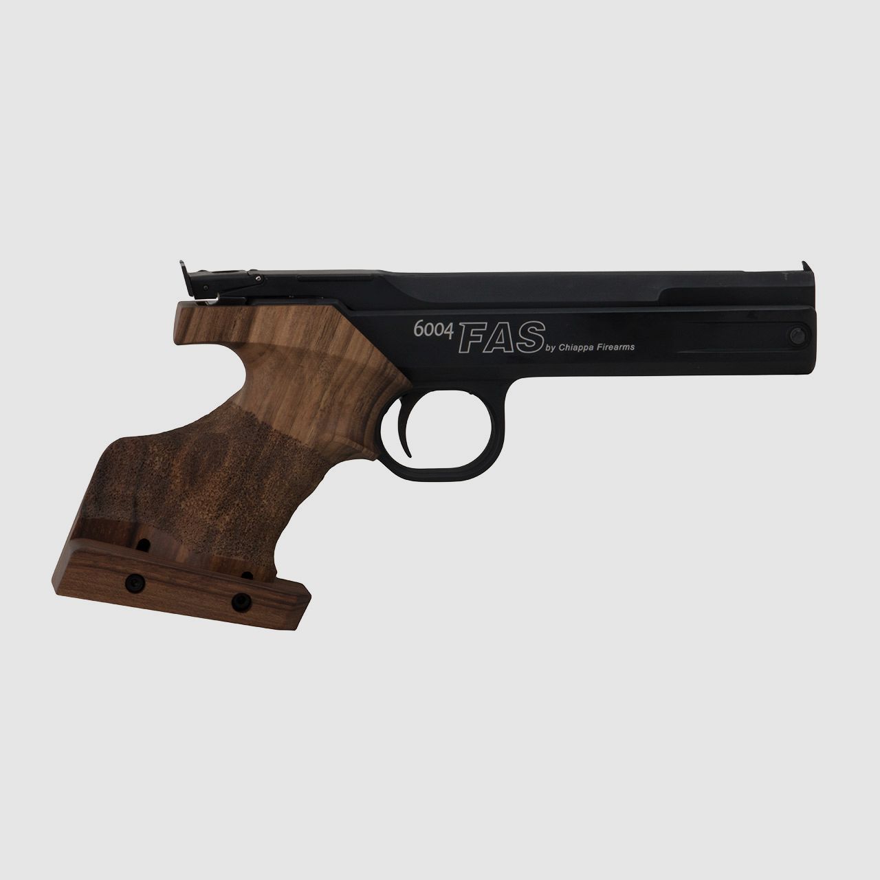 Matchpistole Chiappa FAS 6004 Match 7,5 Zoll LauflĂ¤nge medium Holzgriff Kaliber 4,5 mm (P18)