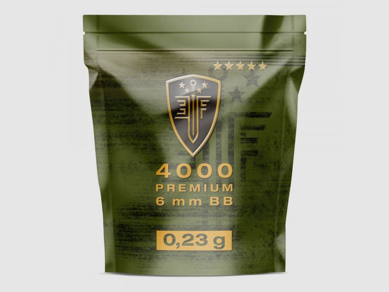 ELITE FORCE PREMIUM BIO BB'S - 6MM - 0,23 G - 4000 SCHUSS