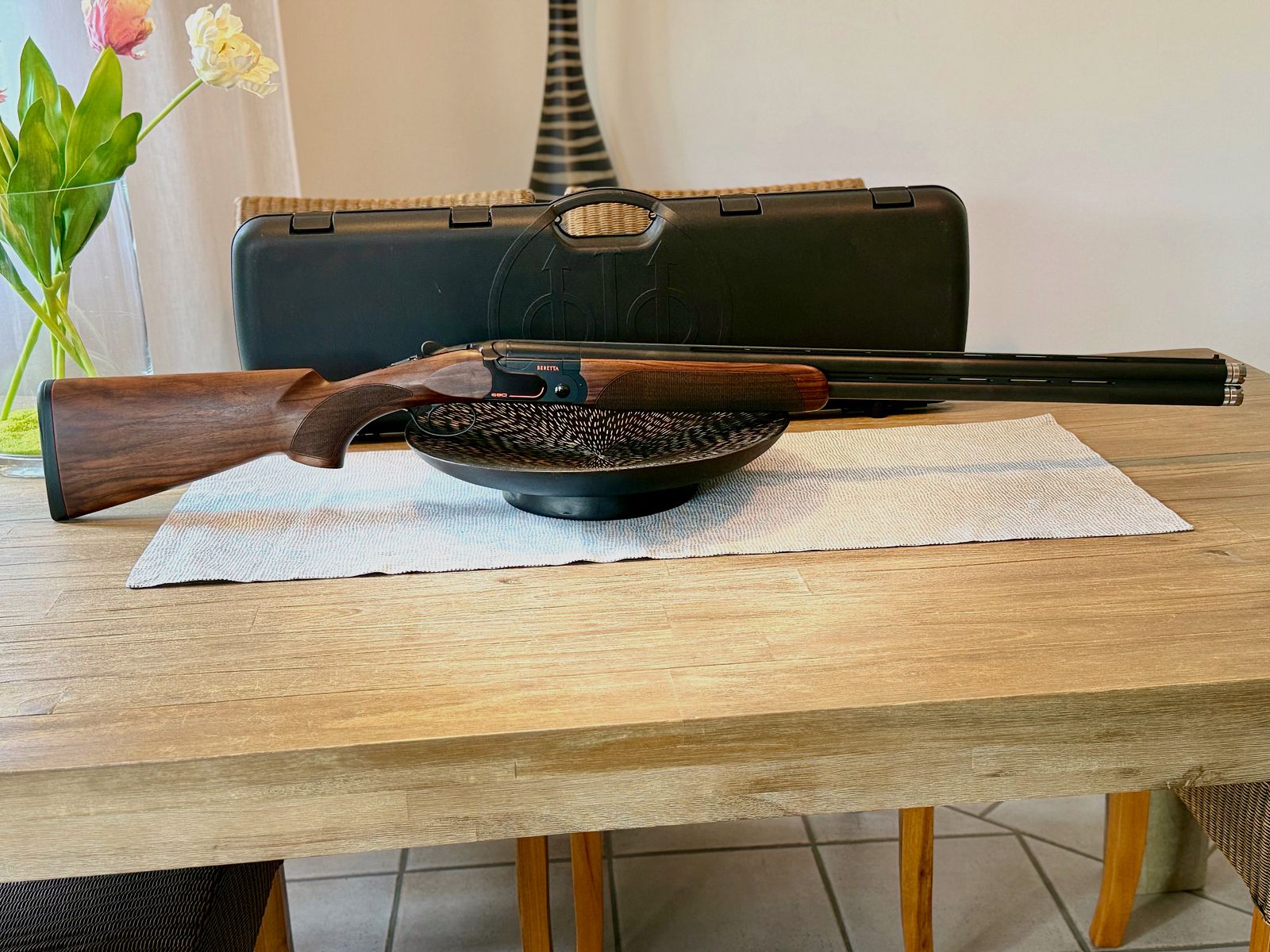 Beretta 690 Sporting schwarz, 71cm 12/76 Bockflinte