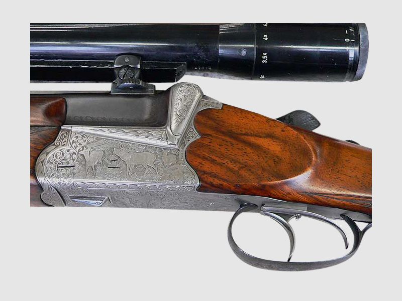 Doble rifle, -escopeta Ferlach, cal. (2x7x65R), (16/70, 7x65R), (2x16/70)