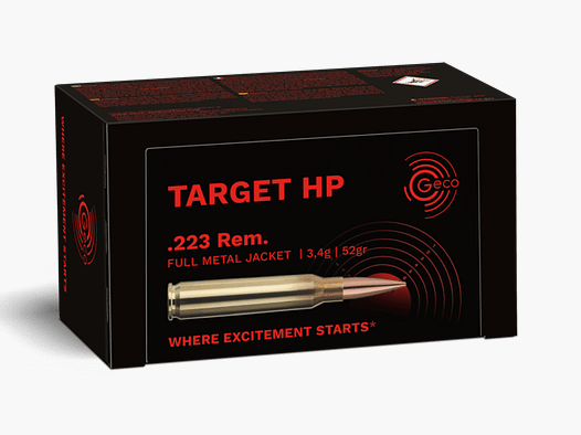 .223 Rem. Geco Target HP 3.4g / 52grs.