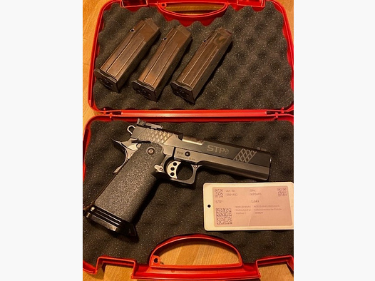 STP Loki 5.0 40S&W schwarz mit 3 Magazinen