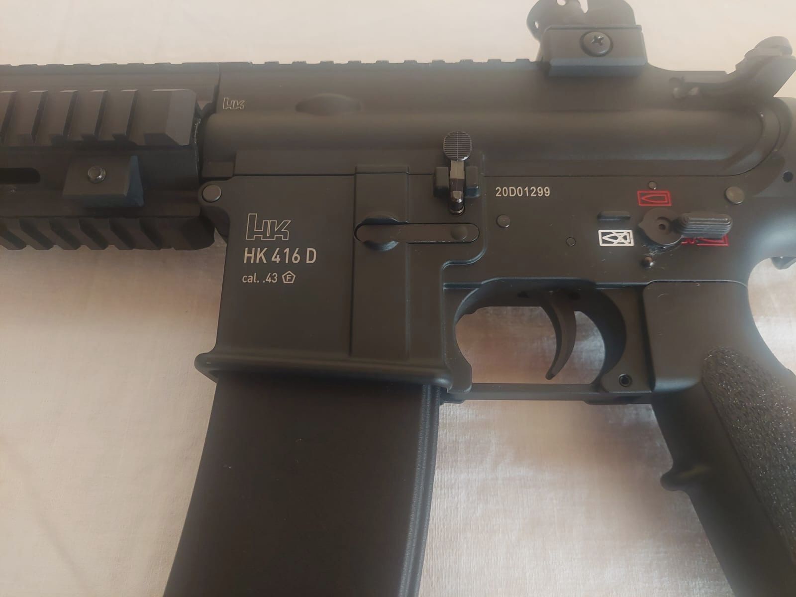 Umarex T4E/ HK416 D RAM Kal 43 met accessoires