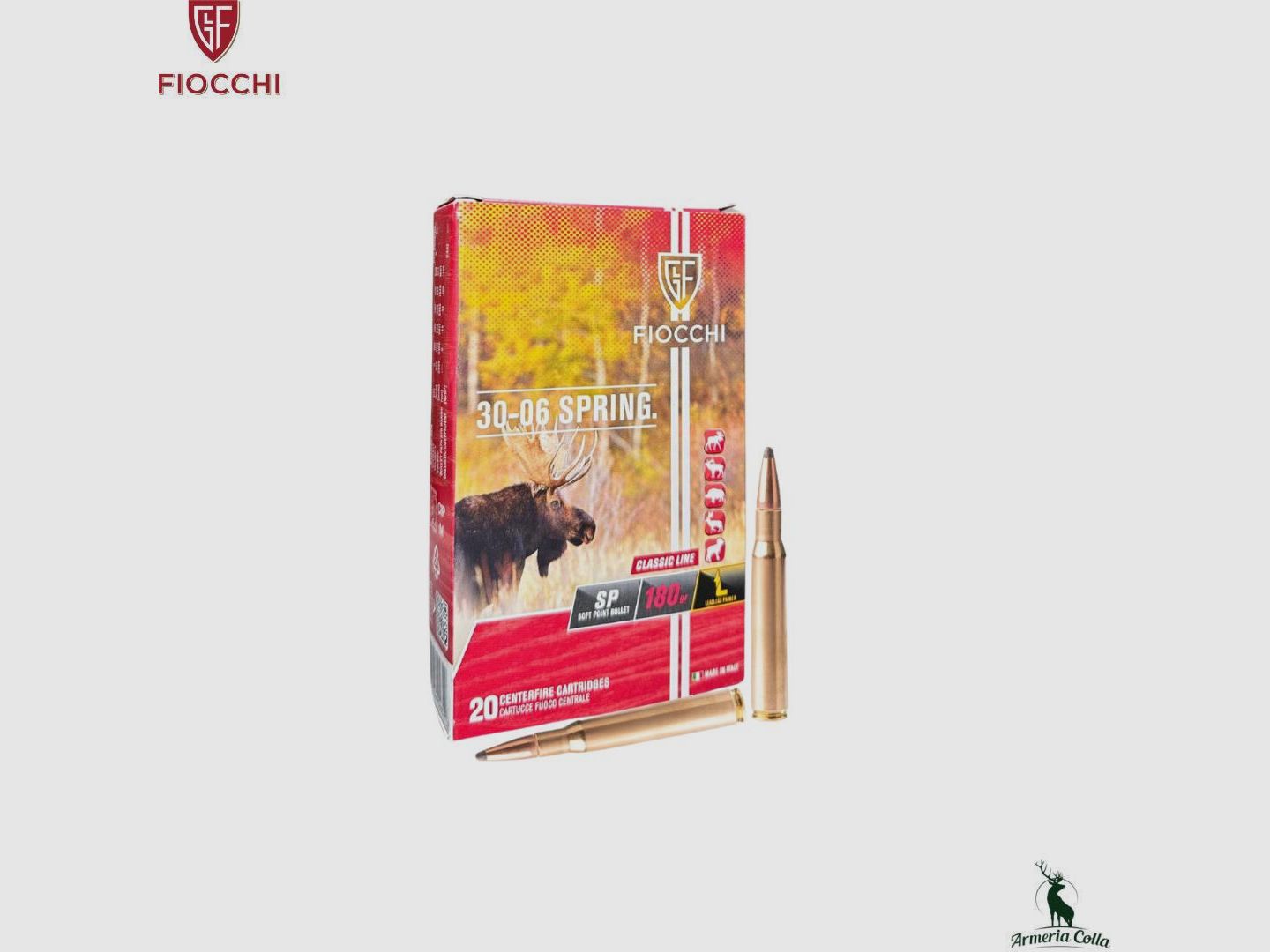 Fiocchi Munitionen Sp Kal. .30-06 Sprg. 180gr. Art. 703002